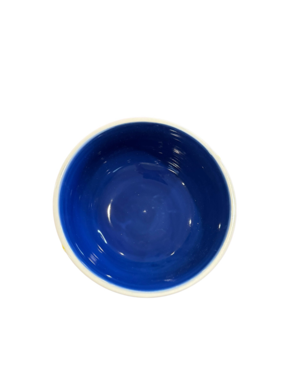 Hobby lobby Ceramic Lemon Print 4 Bowl Set, One Size, White and Blue - Picture 3 of 6
